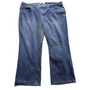 Just My Size Bootcut Jeans Womens 26W Blue Med Wash Mid Rise Stretch 47x29